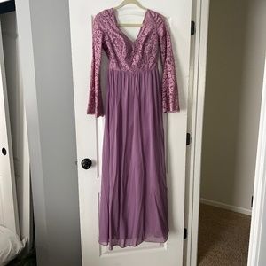 Plum Bridesmaid Dress